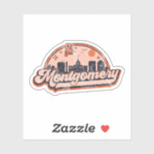 Montgomery, Alabama Sticker (Vel)