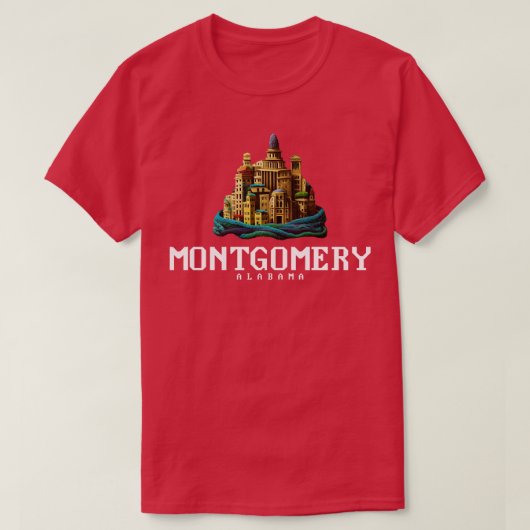 Montgomery Alabama T-shirt (Design voorkant)
