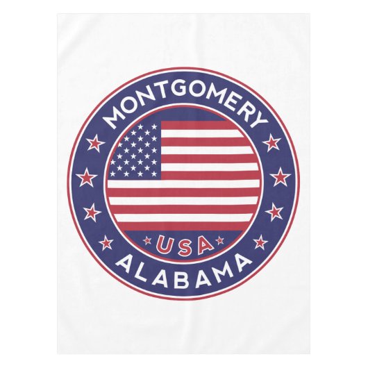 Montgomery, Alabama Tafelkleed (Voorkant)