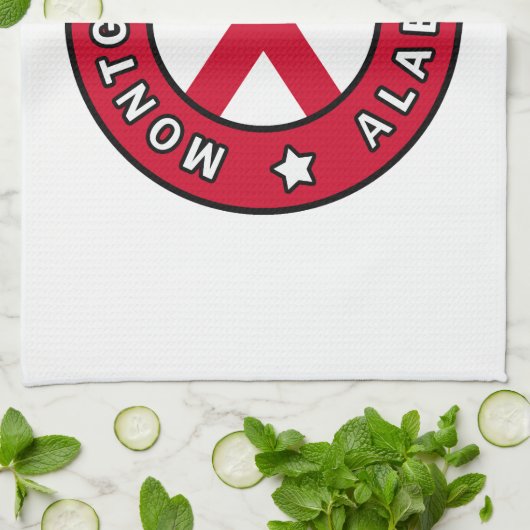 Montgomery Alabama Theedoek (Gevouwen)