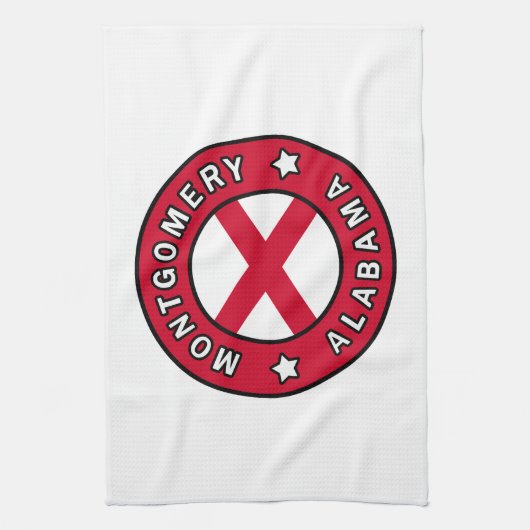 Montgomery Alabama Theedoek (Verticaal)