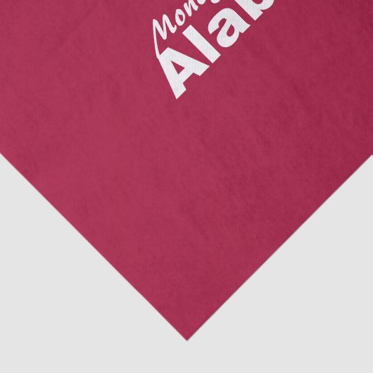 Montgomery, Alabama Tissue Paper Tissuepapier (Detail)