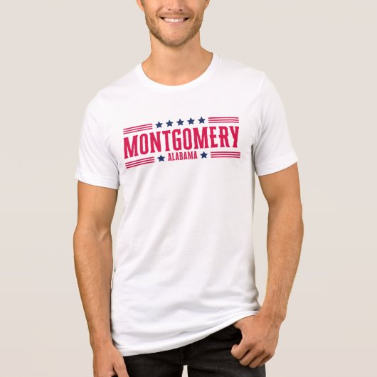 MONTGOMERY ALABAMA Tri-Blend SHIRT (Voorkant)