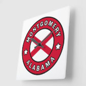 Montgomery Alabama Vierkante Klok (Hoek)