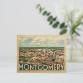 Montgomery Alabama Vintage Travel Briefkaart (Staand voorkant)