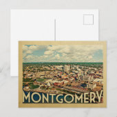Montgomery Alabama Vintage Travel Briefkaart (Voorkant / Achterkant)
