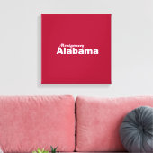 Montgomery, Alabama Wrapped Canvas Afdruk (Insitu (Woonkamer))