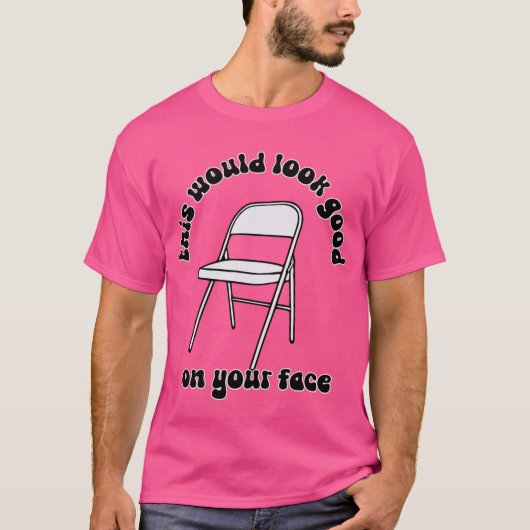 Montgomery Brawl Alabama Tea Party chair fight 050 T-shirt (Voorkant)