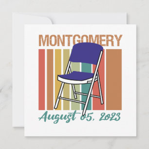 Montgomery Brawl Vouwstoel augustus 5 2023 Feestdagenkaart