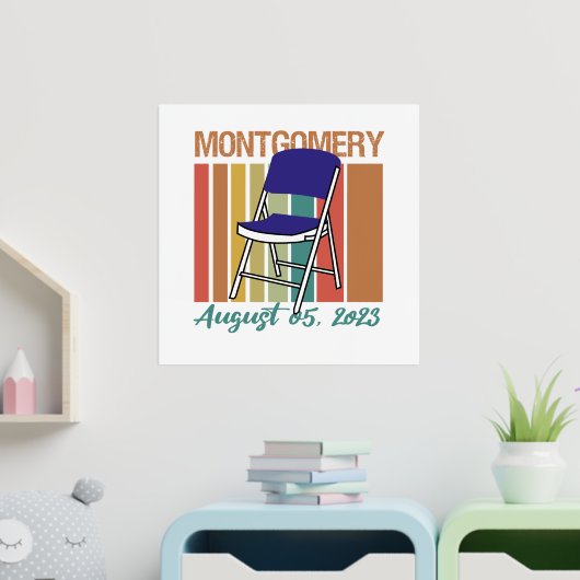 Montgomery Brawl Vouwstoel augustus 5 2023 Folie Afdrukken (Insitu (Kinderkamer))