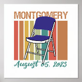 Montgomery Brawl Vouwstoel augustus 5 2023 Folie Afdrukken (Voorkant)