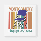 Montgomery Brawl Vouwstoel augustus 5 2023 Magneet (Voorkant)