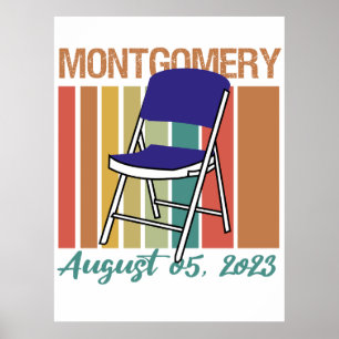 Montgomery Brawl Vouwstoel augustus 5 2023 Poster