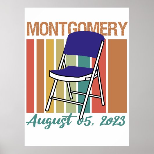 Montgomery Brawl Vouwstoel augustus 5 2023 Poster (Voorkant)