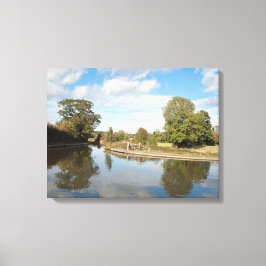 Montgomery Canal Shropshire Canvas Afdruk