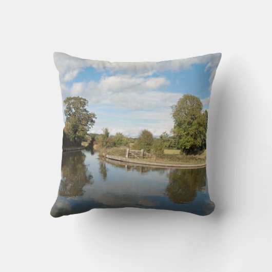 Montgomery Canal Shropshire Kussen (Achterkant)