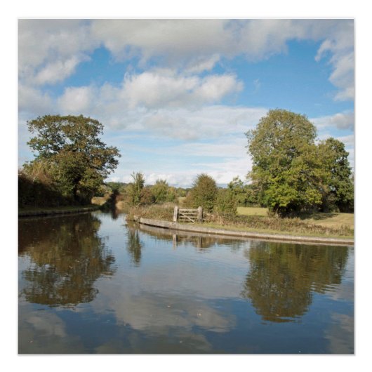 Montgomery Canal Shropshire Perfect Poster (Voorkant)