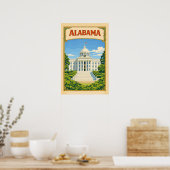 Montgomery Capitol Building | Alabama Poster (Keuken)