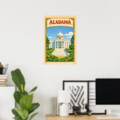 Montgomery Capitol Building | Alabama Poster (Thuiskantoor)