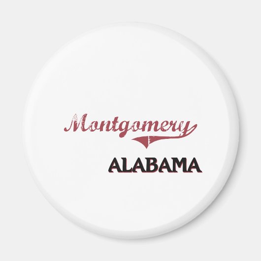 Montgomery City Classic Magneet (Voorkant)