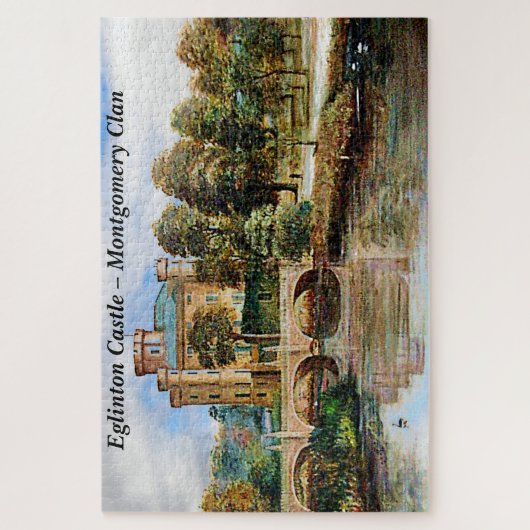 Montgomery Clan's Eglinton Castle Scotland Legpuzzel (Verticaal)