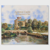 Montgomery Clan's Eglinton Castle Wrapping Paper Cadeaupapier (Vlak)