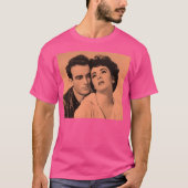 Montgomery Clift en Elizabeth Taylor in het Sinaas T-shirt (Voorkant)