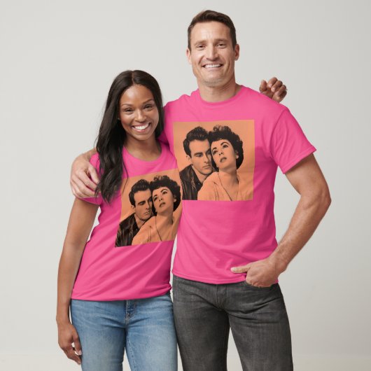 Montgomery Clift en Elizabeth Taylor in het Sinaas T-shirt (Unisex)