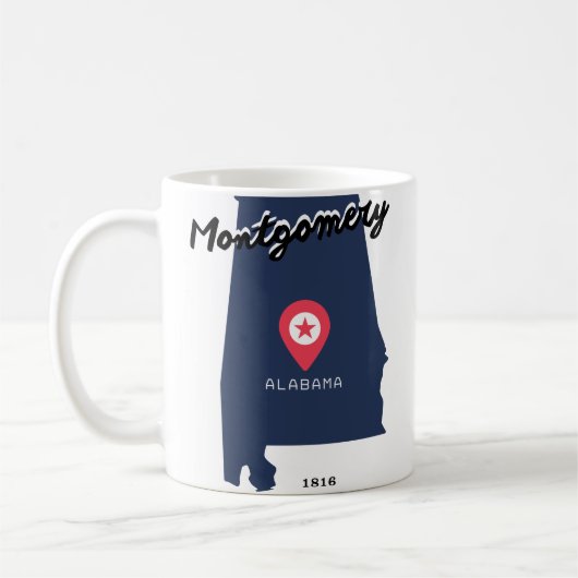 Montgomery coffee mug  koffiemok (Links)