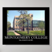 Montgomery Colledge Poster (Voorkant)