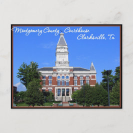 Montgomery County Courthouse - Clarksville, TN Briefkaart