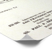 Montgomery East side California en Sacramento Poster (Hoek)