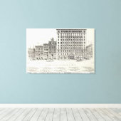Montgomery East side Struik en Pine Canvas Afdruk (Insitu (Houten vloer))
