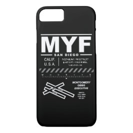 Montgomery Gibbs Executive Airport MYF iPhone Case