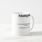 Montgomery koffiemok (Voorkant rechts)
