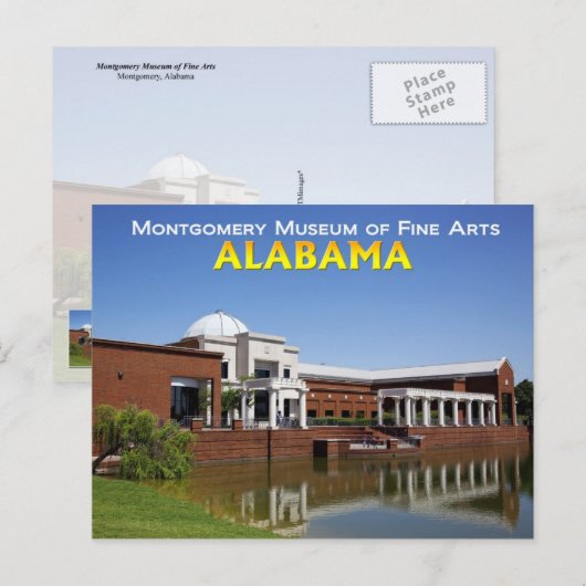 Montgomery Museum of Fine Arts Briefkaart (Voorkant / Achterkant)