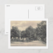 Montgomery St., Bloomfield, New Jersey  Briefkaart (Voorkant / Achterkant)