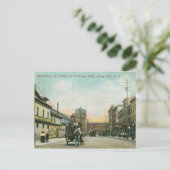 Montgomery St., Jersey City NJ 1908  Briefkaart (Staand voorkant)