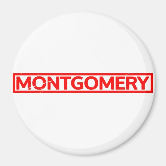 Montgomery Stamp Magneet (Voorkant)