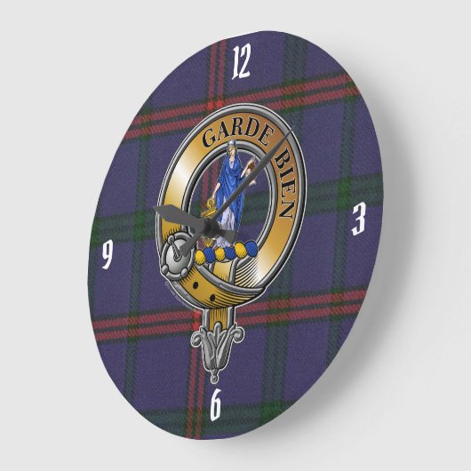Montgomery Tartan & Badge Grote Klok (Hoek)