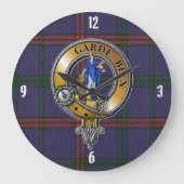 Montgomery Tartan & Badge Grote Klok (Voorkant)