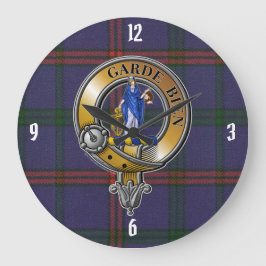Montgomery Tartan & Badge Grote Klok