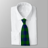 Montgomery tartan green blue plaid stropdas (Gebonden)