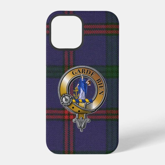 Montgomery Tartan & Insigne iPhone Hoesje (Achterkant)