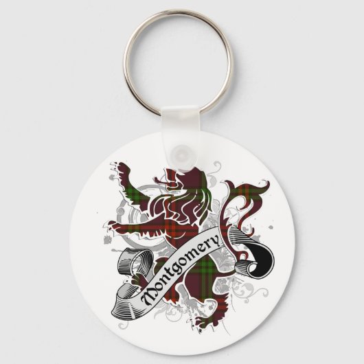 Montgomery Tartan Lion Sleutelhanger (Voorkant)