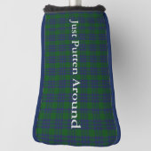 Montgomery Tartan Plaid Putter-Hoesje Golfheadcover (Draai 90)