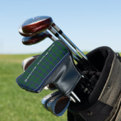 Montgomery Tartan Plaid Putter-Hoesje Golfheadcover (Insitu)