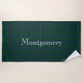 Montgomery Tartan Pset Beach Towel Strandlaken