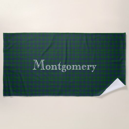 Montgomery Tartan Pset Beach Towel Strandlaken (Voorkant)