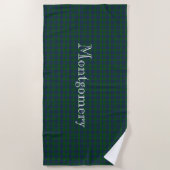 Montgomery Tartan Pset Beach Towel Strandlaken (Voorkant)